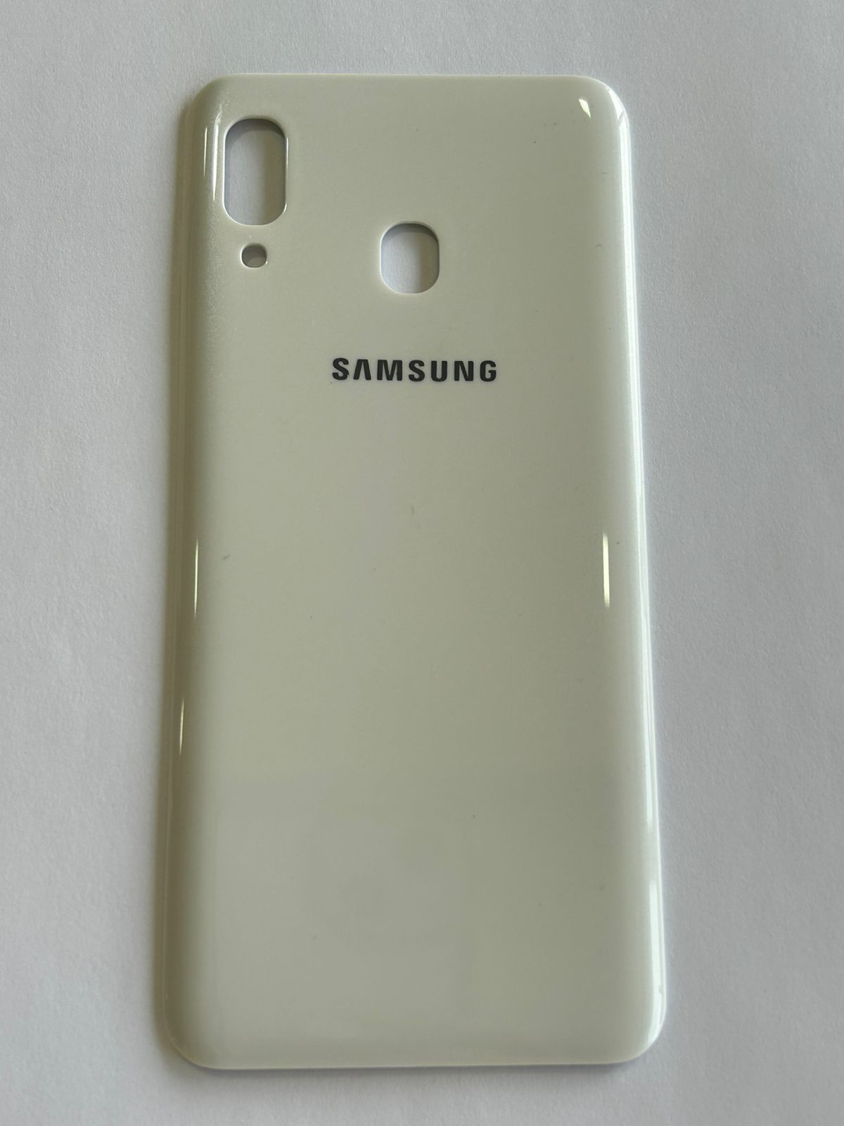 Tapa Samsung A30 Blanca